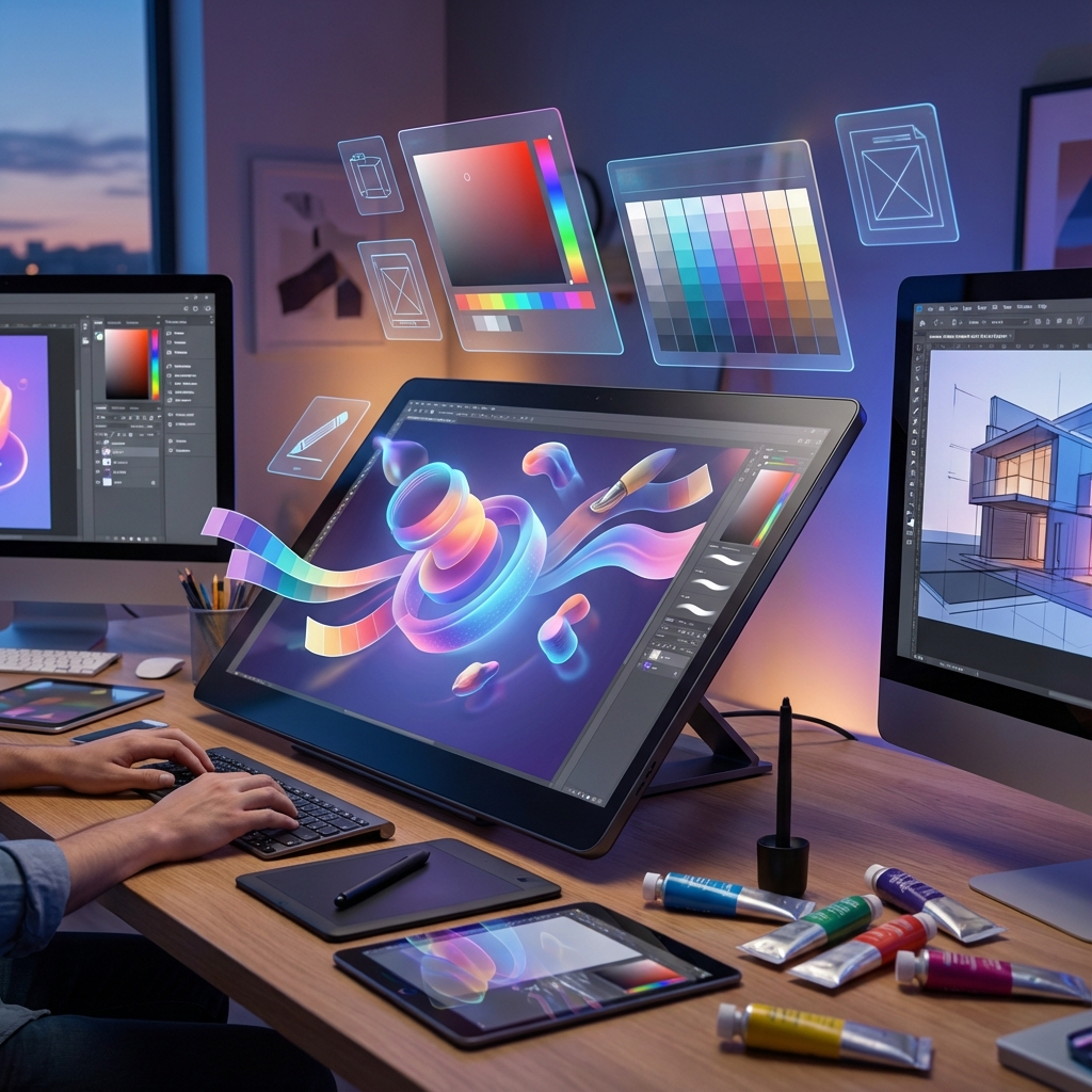 Graphic Designing visualization